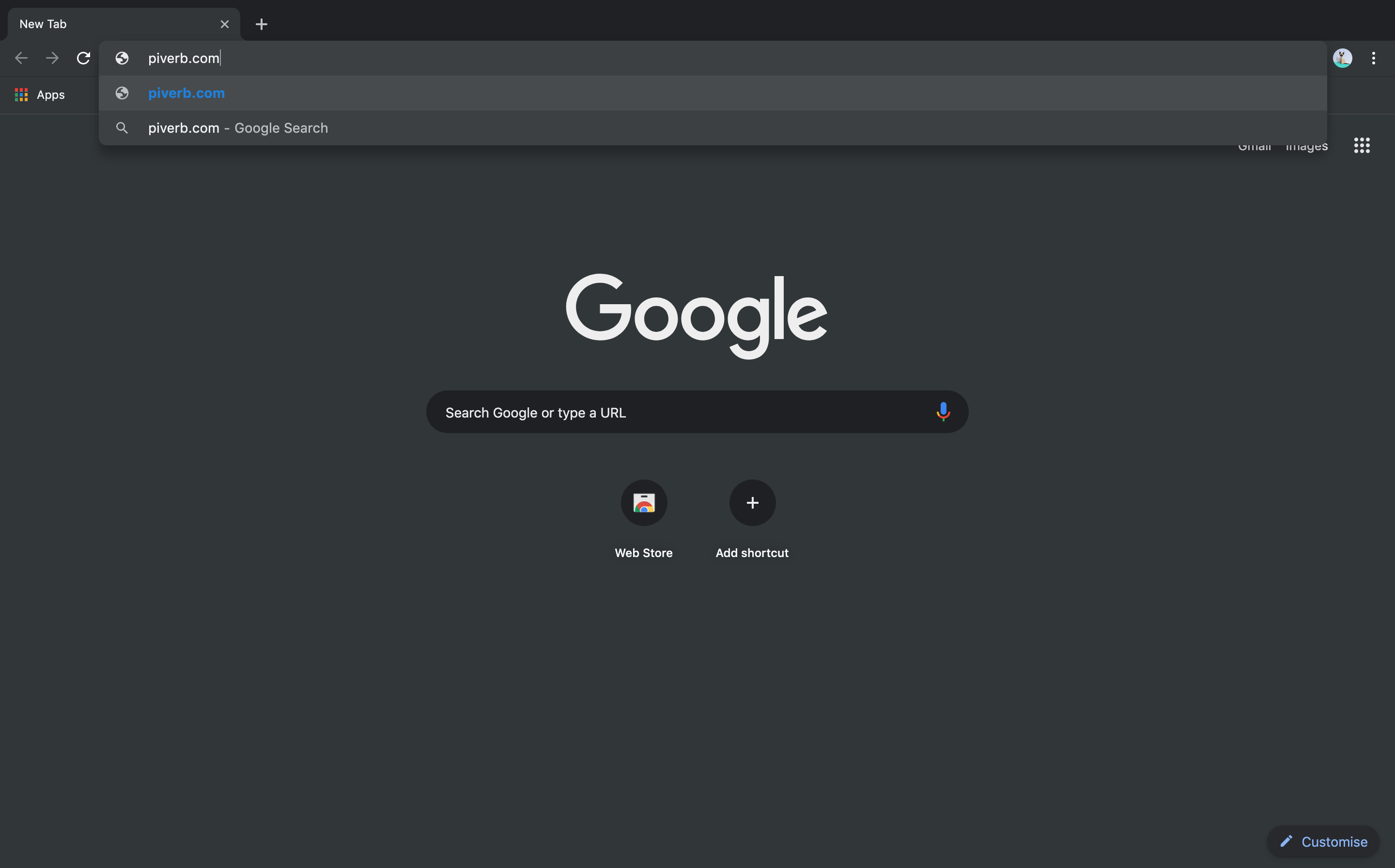 Piverb Signup: Step 1